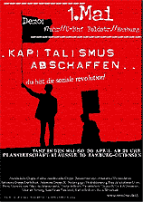 Plakat zu Revolutionären 1. Mai Demo