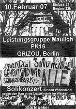 Plakat zum Solikonzert am 10.02.07